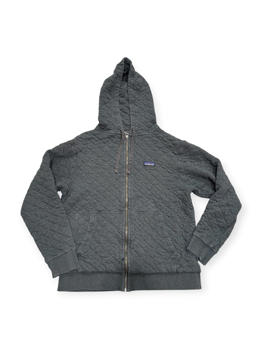 Patagonia Quilted Full Zip Hoodie Sweatshirt